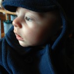 Dean in his snow outfit